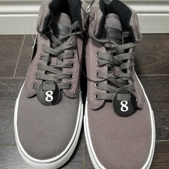 High top dark grey color size 8 - Picture 2 of 2